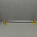 Allied Brass CV-41-30-SGL Clearview Collection 30 Inch Towel Bar, Spanish Gold