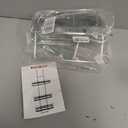 Hanging Shower Caddy Over Door: Silver Rustproof Shower Organizer over the Door - No Drilling Bathroom Rack for Inside Shower