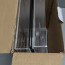 Bathroom Countertop Organizer, 2 Tier Acrylic Tray Vanity Counter Skincare Organizer Shelf, Home Storage Holder for Lotion Makeup Cosmetics Perfume Spice, Black+Clear