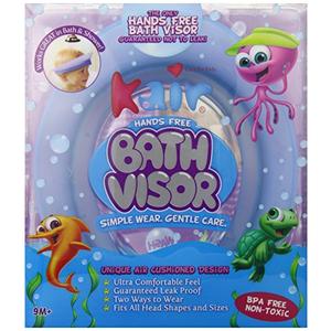 Kair Bath Visor for Babies, Silicone Air Cushioned Shower Cap for kids, Shower Water Guard for 1-9 Years Children bath and Toddler Bath (Head Circumference Greater Than 15 Inches)