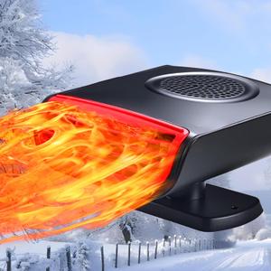NEW Car Heater,Portable 12V Car Heaters & Defroster,200W Fast Heating & Cooling Fan,Plug In Car Heater for Windshield Defogger with 360 Rotary Car Heaters for Vehicle,Car,RV,SUV