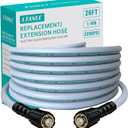High Pressure Washer Hose 26 Feet 1/4 Inch, M22 Dual O-Ring Leak-Proof 3200 PSI Replacement Hose