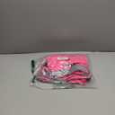4 Pcs Women High Visibility Safety Shirts Hi Vis T-Shirt Safety Workwear Work Construction Short Sleeve (Large, Pink)
