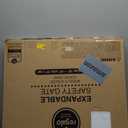 Regalo Easy Fit Plastic Adjustable Extra Wide Baby Gate, Award Winning Brand, 23 Inches Tall, Fits Openings Between 28 to 42 Inches, Pressure Mounted