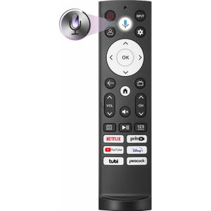 Universal Smart Remote Compatible with Hisense TV Remote Control Replacement 2025-2015, Voice, Bluetooth, Hisense Google, Android, Laser, Canvas TVs, 4K UHD, HD, Mini-LED, ULED