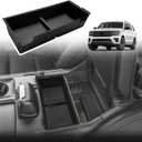 Muslogy Center Console Organizer Compatible with 2026 2025 Ford Expedition Accessories Custom Fit Storage Box ABS Material Insert (Fit with OEM Tray)
