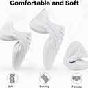 Cheer Shoes for Youth Girls White Cheerleading Athletic Dance Shoes Tennis Sneakers for Competition Sport Training