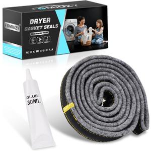 Dryer Drum Felt Gasket Seal Repair Replacement Kit DC97-07618A Fit for Samsung DV42H5200EP/A3 DV50K8600EV/A3 DV52J8700GP/A2 DV50K7500EV/A3 DV45K7600EW/A3 DV48J7700EW/A2 DV45H6300EG/A3 & More