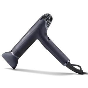 Bio Ionic Smart-X Hair Dryer with Diffuser, High-Efficiency Blow Dryer with 3 Heat & 3 Speed Settings, Diffuser Hair Dryer Gently Dries, Defines & Reduces Frizz, Self Cleaning Function (1 piece, Blue)