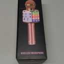 BlueFire 4 in 1 Karaoke Wireless Microphone with LED Lights, Portable Microphone for Kids, Great Gifts Toys for Kids, Girls, Boys and Adults (Black)