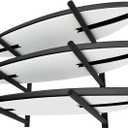 TWO STONES Surfboard Racks for The Wall, Surfboard Rack Hanger Works as a Shortboard, Skimboard & Longboard Hanger or Stand (CJ-OT2202) (3 Layers - Steel)