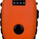 Bosvision Ultra-Secure 4-Digit Combination Lock with 3 Feet Retractable Cable for Bike, Ski, Snowboard and StrollerOrange
