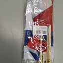 Texas State Flag Mini Small Handheld Stick Flags 4x6 Inch 12 Pack