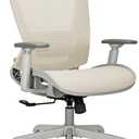 ELABEST Mesh Office Chair,Ergonomic Computer Desk Chair,Sturdy Task Chair- Adjustable Lumbar Support & Armrests,Tilt Function,Comfort Wide Seat,Swivel Home Office Chair (Beige)