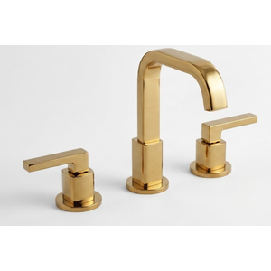 KOKOSIRI Bathroom Sink Faucet 3 Hole, 8-Inch Widespread Bathroom Vanity Faucets Copper Champagne Bronze with 2 Supply Hoses Stainless Steel, A1002CPG