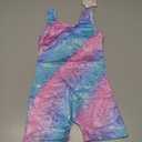 Nymphperi Girls Gymnastics Leotards 2t 3t Sparkly Stripes Tank Dance Unitards One Piece Biketards