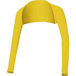 Advanced Cooling Shawl Arm Sleeve Sun Protection Comfortable & Breathable for Women Men (Yellow)