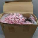 Tigeen 50 Pcs Artificial Cherry Blossom Flower Spring Decor Silk Cherry Blossom Branches 15.7 Inch Peach Fake Floral Branches Bundles Faux Flower Stems for Vase Home Wedding Table Centerpiece (Pink)