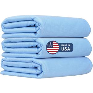 XL Washable Reusable Underpads 36"x54" Waterproof Absorbent Incontinence Bed Pad [3 Pack] Large Underpad with Heavy 4-Layer Protection for Beds Sofa and Mattress - Pads for Adults Seniors Kids & Pets ((Pack of 3 - 36x54))