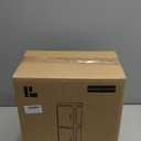 JOYZAN Narrow Bathroom Storage Cabinet with Movable Wheels, Slim Storage Cabinet with 2 Doors & Removable Panel, Skinny Bathroom Organizers and Storage for Small Space, Corner, Kitchen, Laundry