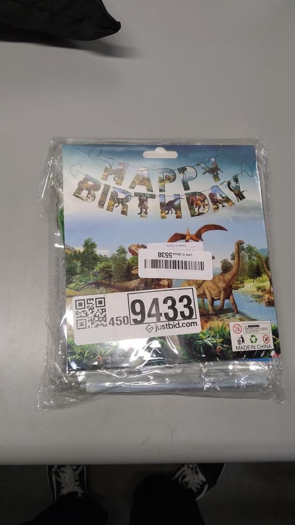 Dinosaur Birthday Party Decorations for Boys - Dinosaur Themed Party Supplies for Kids with Tablecloth, Banner, Backdrop, Cake Topper, Balloons & Stickers