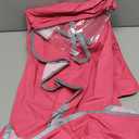 Lukovee Dog Raincoat, Adjustable Dog Rain Jacket with Clear Hooded Double Layer for Large Medium Small Dogs Puppies, Waterproof Rain Coat Poncho with Reflective Storage Pocket & Rim (Fuchsia, XXXL)