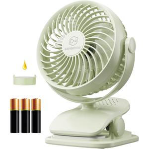 Shinebella AA Battery Powered Clip on Fan with 4-Speed, 5 Small Desk Fan with Aroma Function, USB Powered, 360Rotation, Ultra Quiet, for Golf Cart, Stroller, Bedroom,Car(Batteries Not Included) (Green) Shinebella AA Battery Powered Clip on Fan with 4-Speed, 5 Small Desk Fan with Aroma Function, USB Powered, 360Rotation, Ultra Quiet, for Golf Cart, Stroller, Bedroom,Car(Batteries Not Included) (Green)