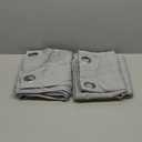 ChrisDowa Grommet Blackout Curtains for Bedroom and Living Room - 2 Panels Set Thermal Insulated Room Darkening Curtains (Light Grey, 42W x 84L)