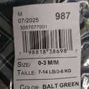 The Children's Place Baby Girls' And Newborn Short Sleeve Dressy Dress and Diaper Cover Set (0-3 Months, Balt Green Plaid)