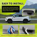 Upgraded Car Backup Camera Rain Shield Silicone,Wider Backup Camera for Car Rain Cover for Clear Reversing Image,Self-Adhesive Reverse Cameras Rains Shield Car Accessories(Small:For widths:0.63-0.9)