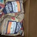 Quaker Old Fashioned Rolled Oats, USDA Organic, Non GMO Project Verified, 24oz Resealable Bags (Pack of 4), BB July 18, 2026
