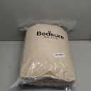 Bedsure Queen Comforter Set - Warm Sand Comforter Queen Size, Soft Bedding for All Seasons, Cationic Dyed Bedding Set, 3 Pieces, 1 Comforter (90"x90") and 2 Pillow Shams (20"x26"+2")