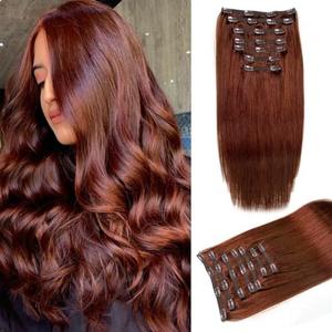 Royaomis Clip in Hair Extensions Real Human Hair, 18inch 140g 7pcs Human Hair Clip in Extensions for Women, Remy Red Hair Extensions Clip Ins, Soft & Natural Human Hair Extensions(18-#M30_33) Royaomis Clip in Hair Extensions Real Human Hair, 18inch 140g 7pcs Human Hair Clip in Extensions for Women, Remy Red Hair Extensions Clip Ins, Soft & Natural Human Hair Extensions(18-#M30_33)