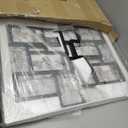 Collage Picture Frame with 8 Openings for 4x6 Photos- Wall Hanging Multiple Photo Frame Display for Personalized Decor by Lavish Home (Black)