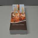 HINZER 6 Pcs Flameless Taper Candles with Remote & Timer 9.6 inch Real Wax Battery Operated LED Warm 3D Wick Flickering Window Candles for Halloween Christmas Wedding Decor, Red