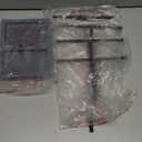 Love-KANKEI Jewelry Organizer Stand, 5 Tier Large Necklace Holder with Wood Base, Jewelry holder stand Tree for Display, Bracelets Earrings Rings, Height Adjustable Gift Weathered Grey