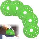 Lothee 5 Pcs Rock Slab Grinding Disc, 4 Inch Glass Cutting Disc for Angle Grinder, 1mm Thin Grinding Cutting Blade, Ceramic Tile, Marble Edge Trimming, Diamond Saw Blade Wheel for Tile Jade