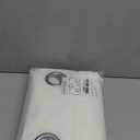 NICETOWN White Sheer Linen Curtains for Living Room 84 inch Length 2 Panels Set, Grommet Semi Sheer Privacy with Light Filtering Flax Window Treatments for Bedroom, W52 x L84