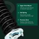 SCITOO Front and Rear Complete Struts Spring Assembly for Frontier 4-Pack