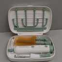 Electric Baby Bottle Brush Cleaner, 8in1 Travel Kit with Storage Box, FoodGrade Silicone, Waterproof, Long Battery Life, Portable Baby Bottle Cleaner Brush Set, Ideal Gift for Parents & Babies