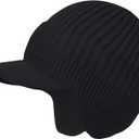 JHDESSLY Knit Beanies with Visor & Earflaps for Men and Women, Winter Hats Fleece Lined Hat Stocking Caps Soft Warm Headwear