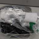 Bujasso Black Sheer Lace Curtains 63 inch Luxury Vintage Floral Sheer Window Curtain Panels for Living Room Bedroom Light Filtering Gothic Halloween Black Drapes Rod Pocket 54" Wx63 Lx2