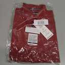 AXNY Boys Slim Fit Solid Super Stretch Solid Button Down Shirt (Red)