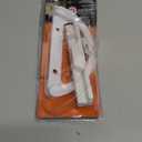 Prime-Line C 1225 Mortise Style Sliding Patio Door Handle Set - Replace Old or Damaged Door Handles Quickly and Easily  White Diecast, Non-Keyed, Fits 3-15/16 Hole Spacing (1 Set)