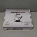 10X Magnifying Glass with Light and Stand, 84 LEDs 2 in 1 Magnifier Lamp with Clamp and 5 Color Stepless Dimmable Modes for Hands Free Reading Sewing Crafts Repair and Close Work