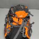 WoneNice 50L(45+5) Waterproof Hiking Backpack - Outdoor Sport Daypack with Rain Cover (Orange)