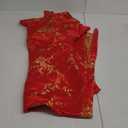 7Fairy Women's Wedding Red Floral Long Sleeve Chinese Dress Cheongsam (8)