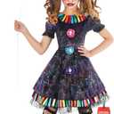 Morph Clown Costume For Girls, Girls Clown Costume, Creepy Costumes For Kids, Halloween Costumes For Kids L