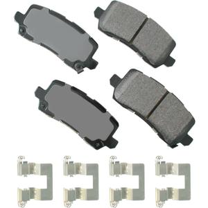 Akebono ACT1698 Ultra premium Brake pad Set, grey