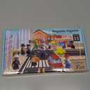 Large Magnetic People Figures for Kids-15pcs,3Community Helpers Toys People Set Perfect for Magnetic Tiles Building Blocks for Toddlers Boys Girls Ages 3 4 5 6 7+,Creative Magnet Toys Expansion Pack